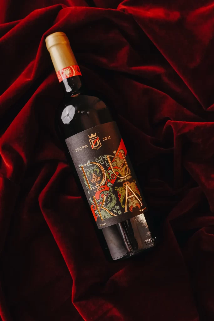 'Reserva' bottle. One of the most premium red wines from DUKA Winery & Vineyard.