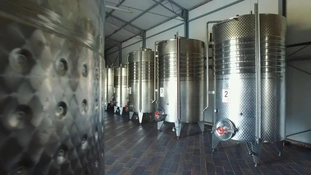 The production plant at DUKA Winery & Vineyard